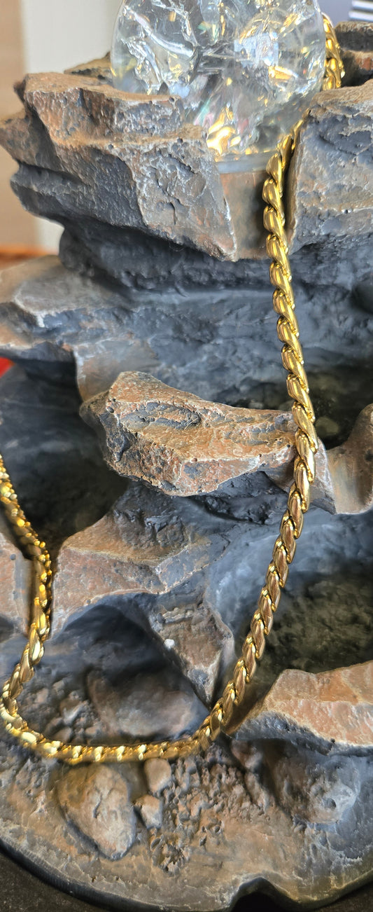 Collier maille palmier